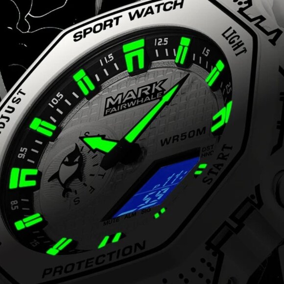 Men's Mark Fairwhale Sports Watch New In Box W/ Tags - Picture 5 of 5